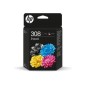 Tinta HP 308 Pack Negro/Tricolor (6L6S6UE)