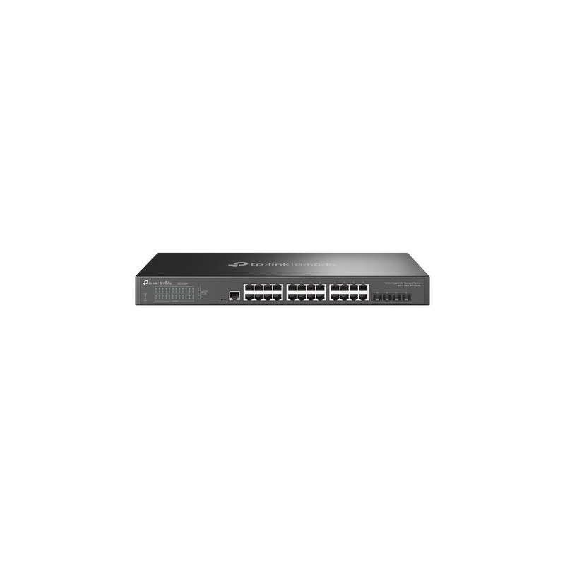 Switch TP-Link 24xRJ45 4xSFP+ Rack Negro (TL-SG3428X) Switch TP-Link 24xRJ45 4xSFP+ Rack Negro (TL-SG3428X)
