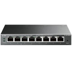 Switch TP-Link 8xRJ45 GbE PoE 55W Negro (TL-SG108PE)