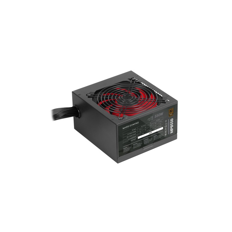 Fuente Mars Gaming ATX 550W PFC 90% 80+ Bronze (MPB550) Fuente Mars Gaming ATX 550W PFC 90% 80+ Bronze (MPB550)
