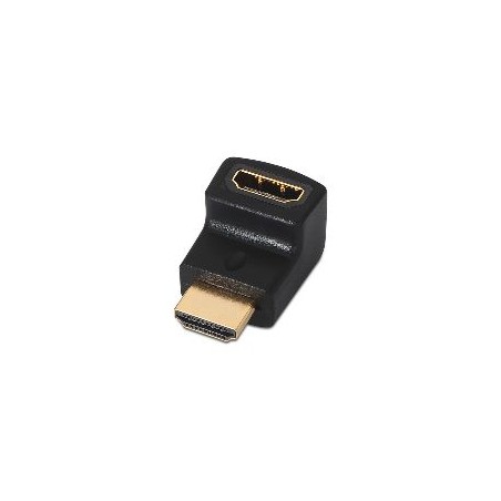 Adaptador AISENS HDMI A/H a HDMI A/M Negro (A121-0124)