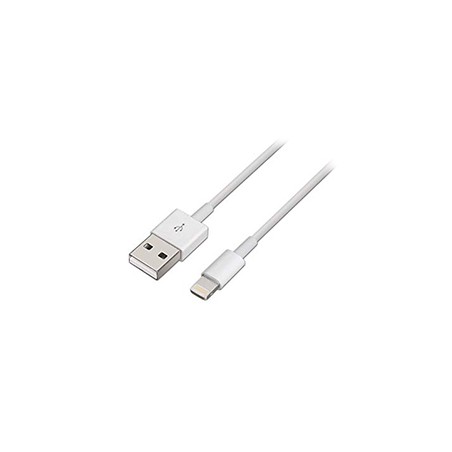 Cable AISENS Lightning/M a USB-A/M 2m Blanco(A102-0036)