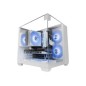 Caja Mars Gaming mATX Mini-ITX Blanca (MCVISIONMW)