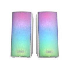 Altavoces Mars Gaming 15W 2.0 RGB BT Blanco (MSRGB2W)