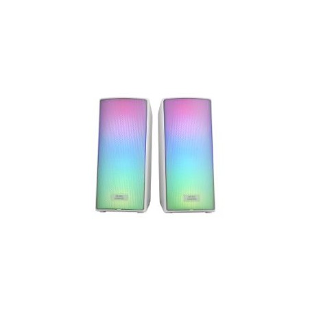 Altavoces Mars Gaming 15W 2.0 RGB BT Blanco (MSRGB2W)