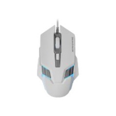Ratón Mars Gaming Óptico RGB USB 4000dpi Blanco(MM024W)