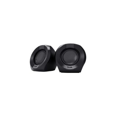 Altavoces Trust Polo 2.0 4W USB Negros (25164)
