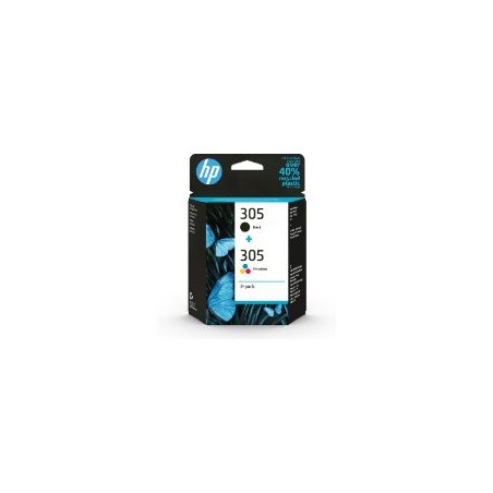 Tinta HP 305 Pack Negro/Tricolor 120/100 pág (6ZD17AE)