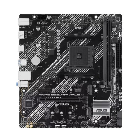 ASUS PRIME B550M-K ARGB: (AM4) 2DDR4 HDMI DP RJ45 mATX