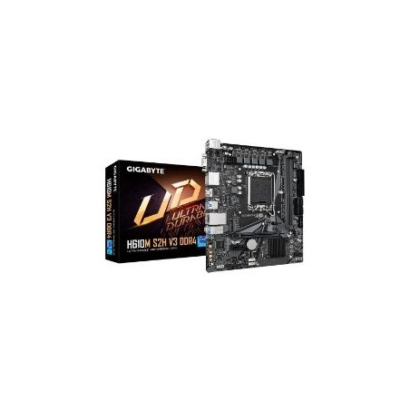 GIGABYTE H610M S2H V3:(1700) 2DDR4 HDMI VGA DVI DP mATX