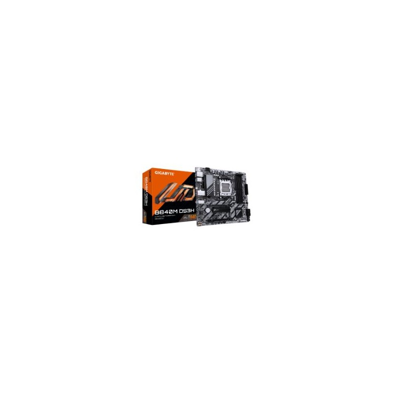 GIGABYTE B840M DS3H: (AM5) 4DDR5 USB DP HDMI RJ45 mATX