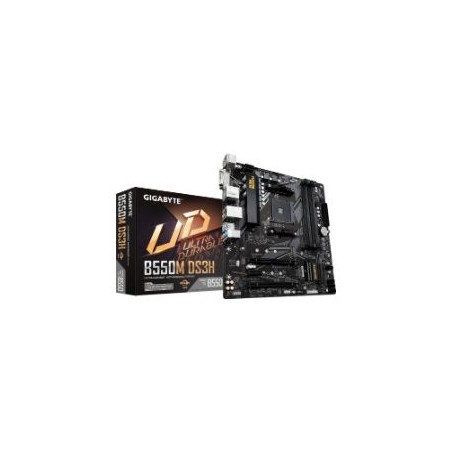 GIGABYTE B550M-DS3H:(AM4) 4DDR4 SATA3 USB DVI HDMI mATX