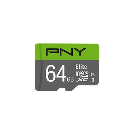 PNY Elite Micro SDXC 64Gb Clase 10 (P-SDUX64U185GW-GE)