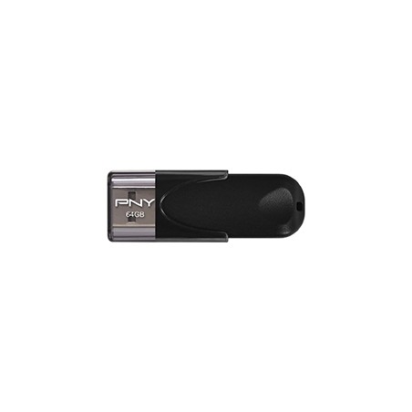 Pendrive PNY 64Gb USB-A 2.0 Negro (FD64GATT4-EF)