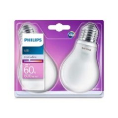 Bombilla Philips LED E27 60W 2 Unidades (929001323557)
