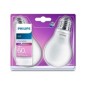 Bombilla Philips LED E27 60W 2 Unidades (929001323557)