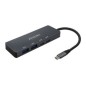 Hub AISENS USB-C a 2xUSB-A 2xUSB-C Gris (A109-0744)