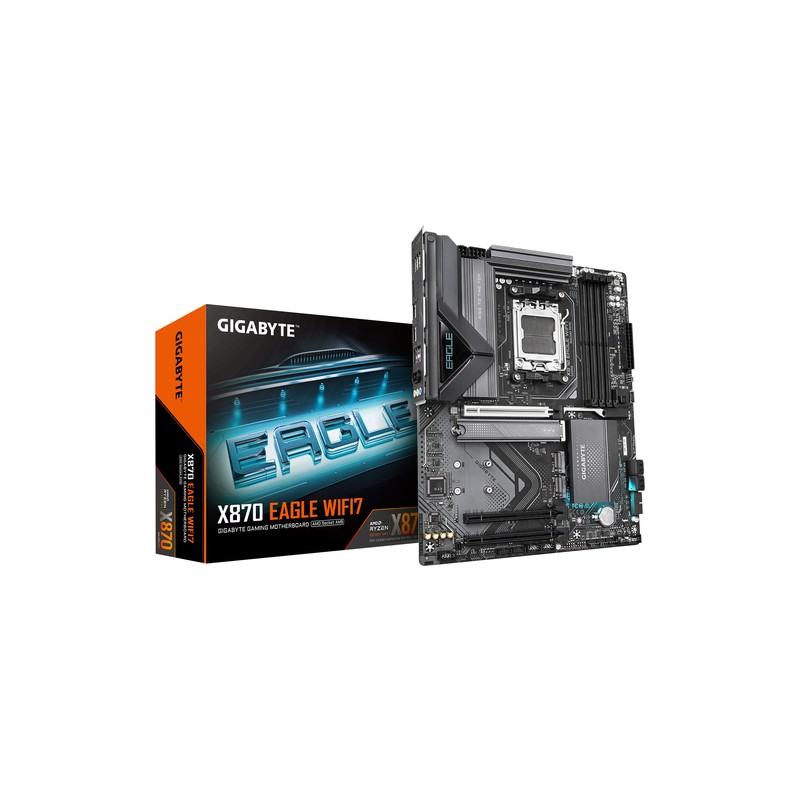 GIGABYTE X870 EAGLE WIFI7: (AM5) 4DDR5 USB4 DP HDMI ATX