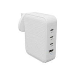 Cargador Targus 145W 1USB-A 3USB-C Blanco(HJ1001WHWWGL)