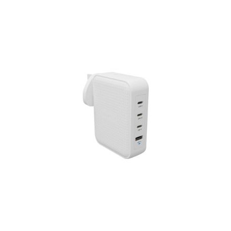 Cargador Targus 145W 1USB-A 3USB-C Blanco(HJ1001WHWWGL)