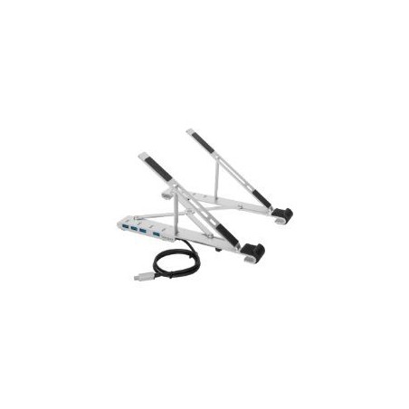 Base Targus 15.6" con Hub 4xUSB-A Plata (AWU100205GL)