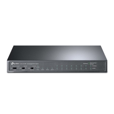 Switch TP-Link 10xRJ45 10/100 8xPoE Negro (TL-SL1311MP)