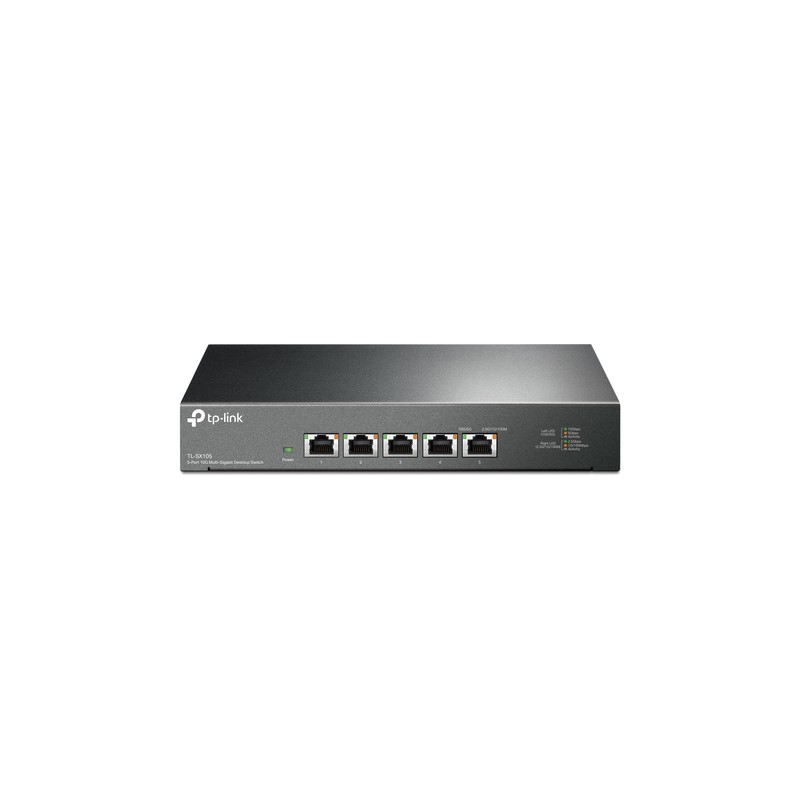 Switch TP-Link 5xRJ45 10GbE Negro (TL-SX105) Switch TP-Link 5xRJ45 10GbE Negro (TL-SX105)