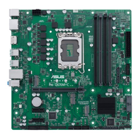 ASUS PRO Q670M-C-CSM: (1700) 4DDR5 DP HDMI RJ45 mATX
