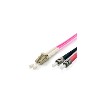 Fibra Óptica EQUIP LC/M a ST/M 1m Violeta (EQ255541)