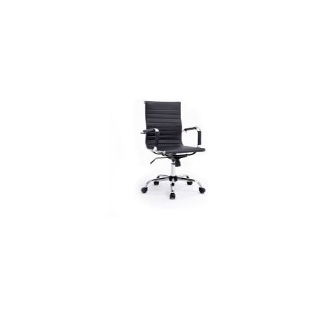 Silla de Oficina EQUIP Respaldo Medio Negra (EQ651002)
