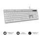 Teclado SUBBLIM Ergo Flat USB Plata (SUBKBC-0EKE20)