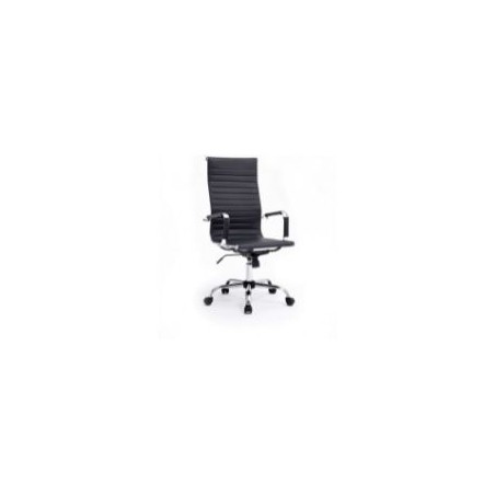 Silla Oficina EQUIP Respaldo Alto Negro (EQ651001)