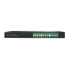 Switch STONET 24xRJ45 GbE 2xSFP PoE Rack Negro (P124GC)