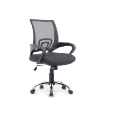 Silla de Oficina EQUIP Malla Gris Oscura (EQ651014)