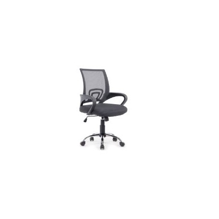Silla de Oficina EQUIP Malla Gris Oscura (EQ651014)