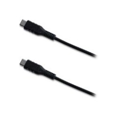 Cable CELLY USB-C a USB-C 60W 1m Negro (USBCUSBCBK)
