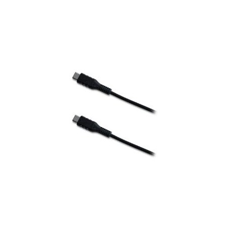 Cable CELLY USB-C a USB-C 60W 1m Negro (USBCUSBCBK)