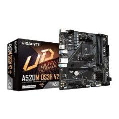 GIGABYTE A520M DS3H V2:(AM4) 4DDR4 HDMI DVI-D DP mATX
