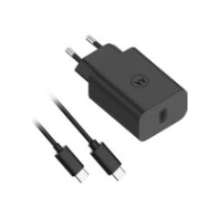 Cargador de Pared Motorola 30W USB-C Negro (SJMC302)