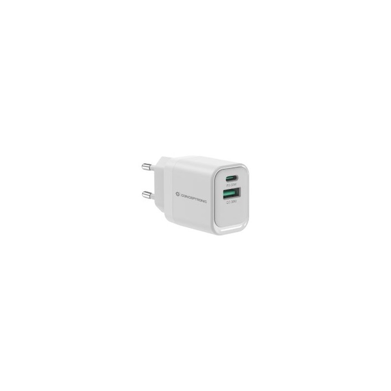 Cargador CONCEPTRONIC USB-A/C 33W PD 3.0 (ALTHEA19W33)