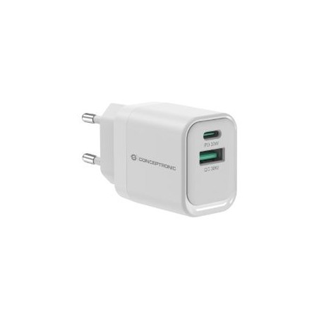 Cargador CONCEPTRONIC USB-A/C 33W PD 3.0 (ALTHEA19W33)