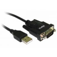 Cable Approx USB-A/M a DB-9/M 75cm Negro (APPC27)