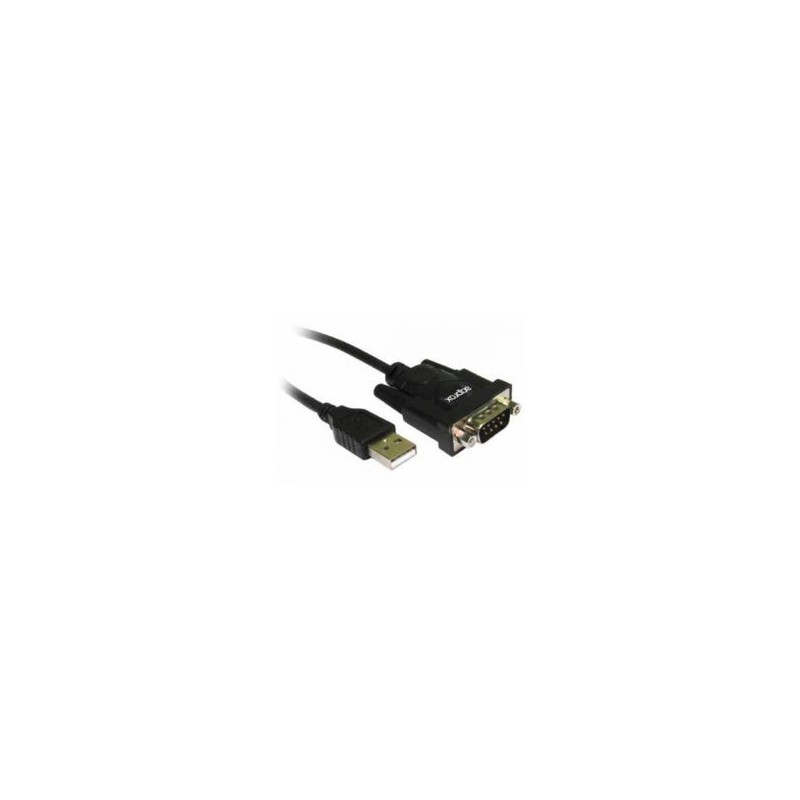 Cable Approx USB-A/M a DB-9/M 75cm Negro (APPC27) Cable Approx USB-A/M a DB-9/M 75cm Negro (APPC27)