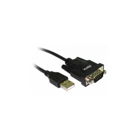 Cable Approx USB-A/M a DB-9/M 75cm Negro (APPC27)