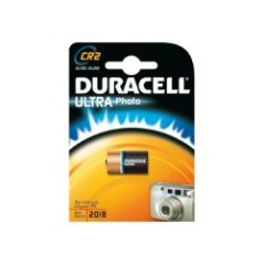 Pila Duracell Litio 3V Cámara Digital Analógica (CR2)