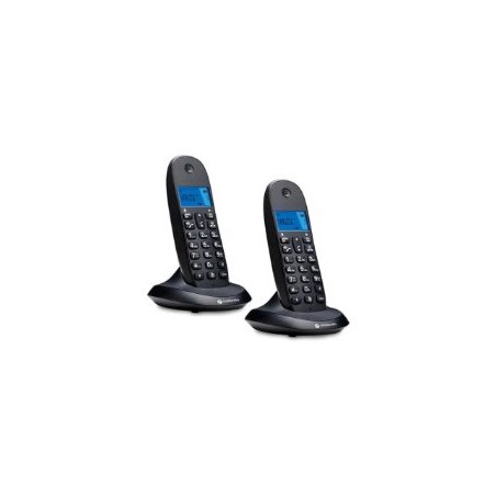 Teléfono Inalámbrico Motorola C1002CB+ Pack Duo Negro