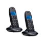 Teléfono Inalámbrico Motorola C1002CB+ Pack Duo Negro