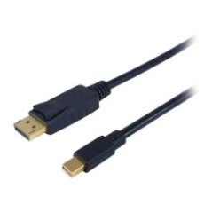 Cable EQUIP Mini DP/M a DP/M 4K/60Hz 2m Negro (133442)