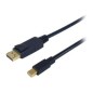 Cable EQUIP Mini DP/M a DP/M 4K/60Hz 2m Negro (133442) Cable EQUIP Mini DP/M a DP/M 4K/60Hz 2m Negro (133442)
