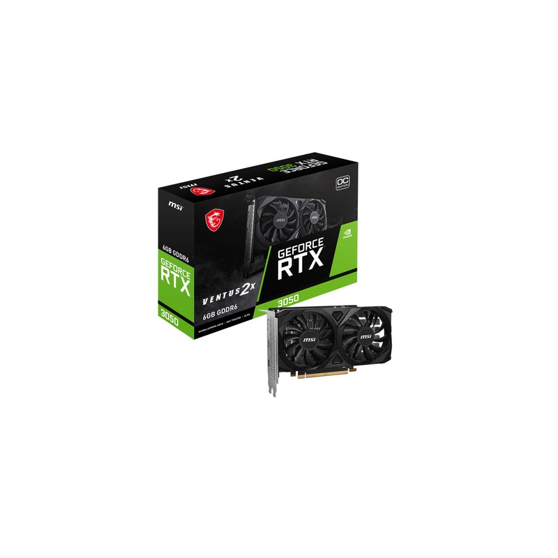 MSI RTX 3050 VENTUS 2X E 6G OC 6GB GDDR6 (912-V812-056) MSI RTX 3050 VENTUS 2X E 6G OC 6GB GDDR6 (912-V812-056)